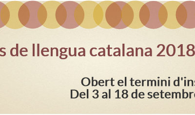 Inscripcions cursos de català 2018-2019