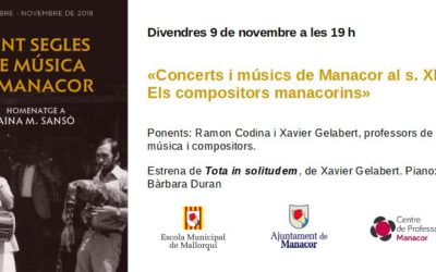 Concerts i músics de Manacor al segle XIX