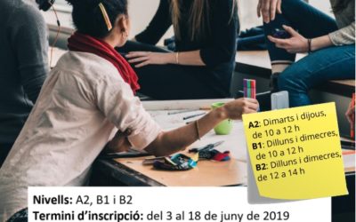 Taller de conversa de llengua catalana Estiu 2019