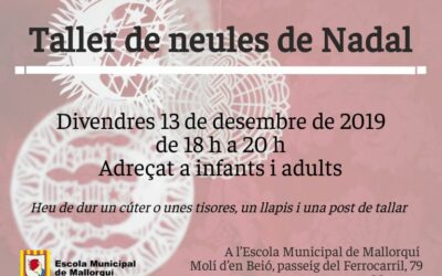 13 de desembre a les 18 h taller de neules