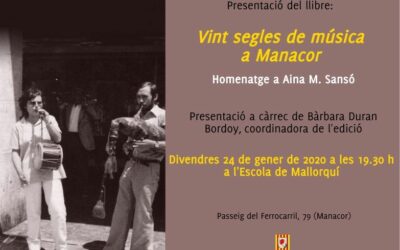 Divendres 24 de gener: presentació de llibre