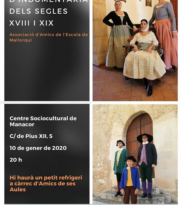 Mostra d’indumentària dels s. XVIII i XIX