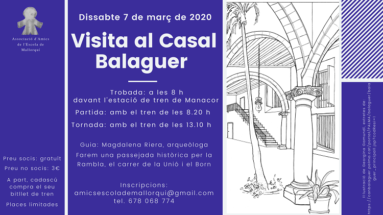 Visita al Casal Balaguer (07.03.2020)