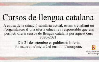 Matrícules cursos de llengua catalana 2020-2021