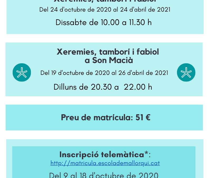 Cursos d’instruments