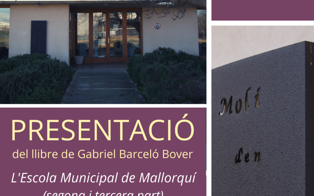 Presentació del llibre de Gabriel Barceló Bover
