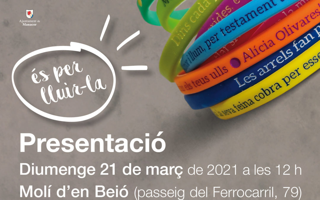 Presentació de la campanya “És per lluir-la”
