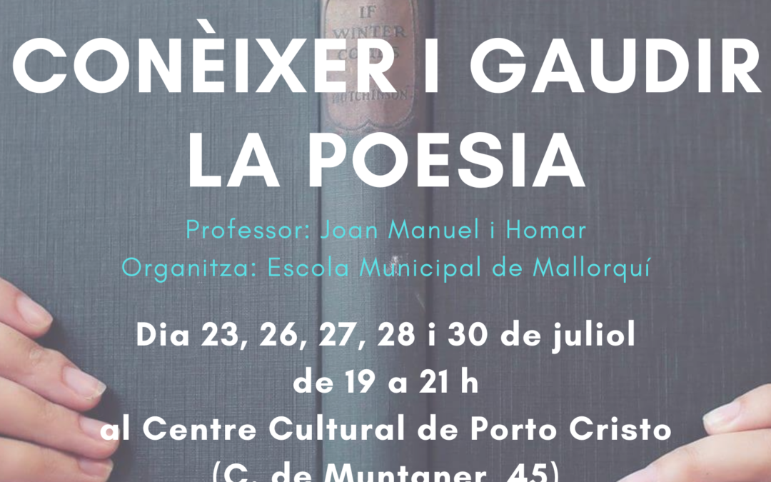 Taller: Conèixer i gaudir la poesia