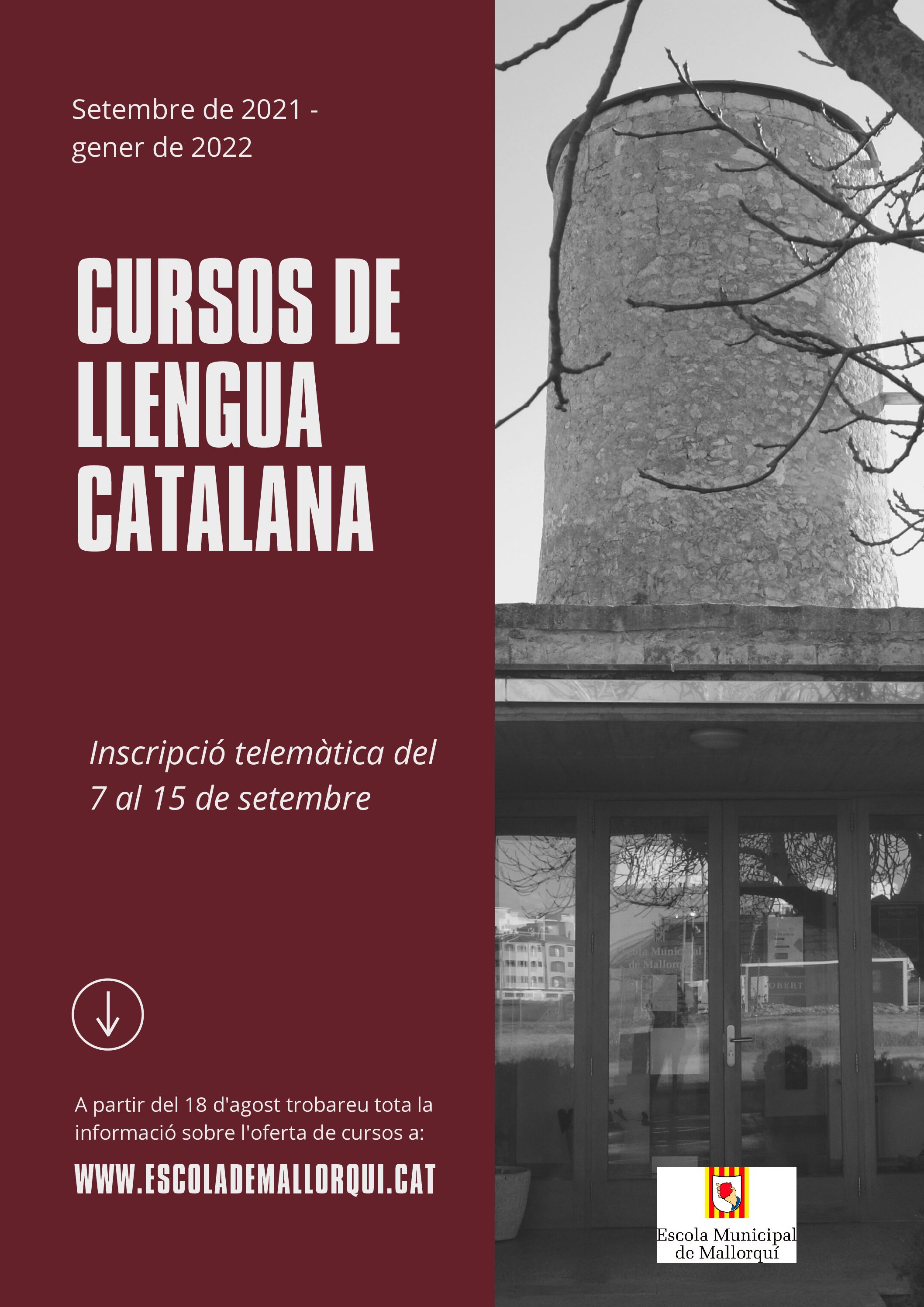 Cursos de llengua catalana setembre 2021-gener 2022