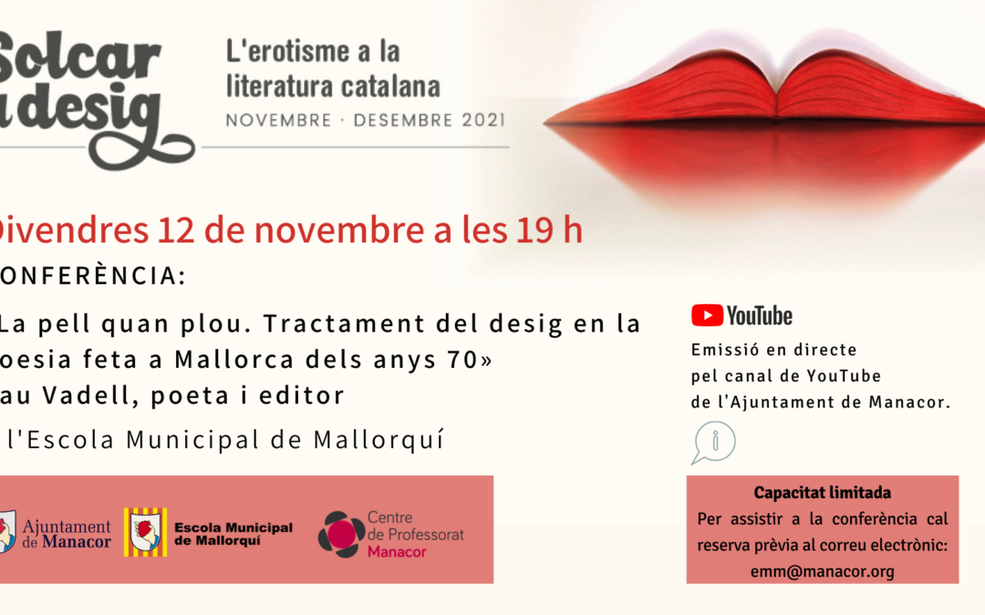 1ª CONFERÈNCIA DEL MONOGRÀFIC “SOLCAR EL DESIG”