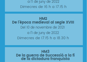 CURSOS D’HISTÒRIA DE MALLORCA