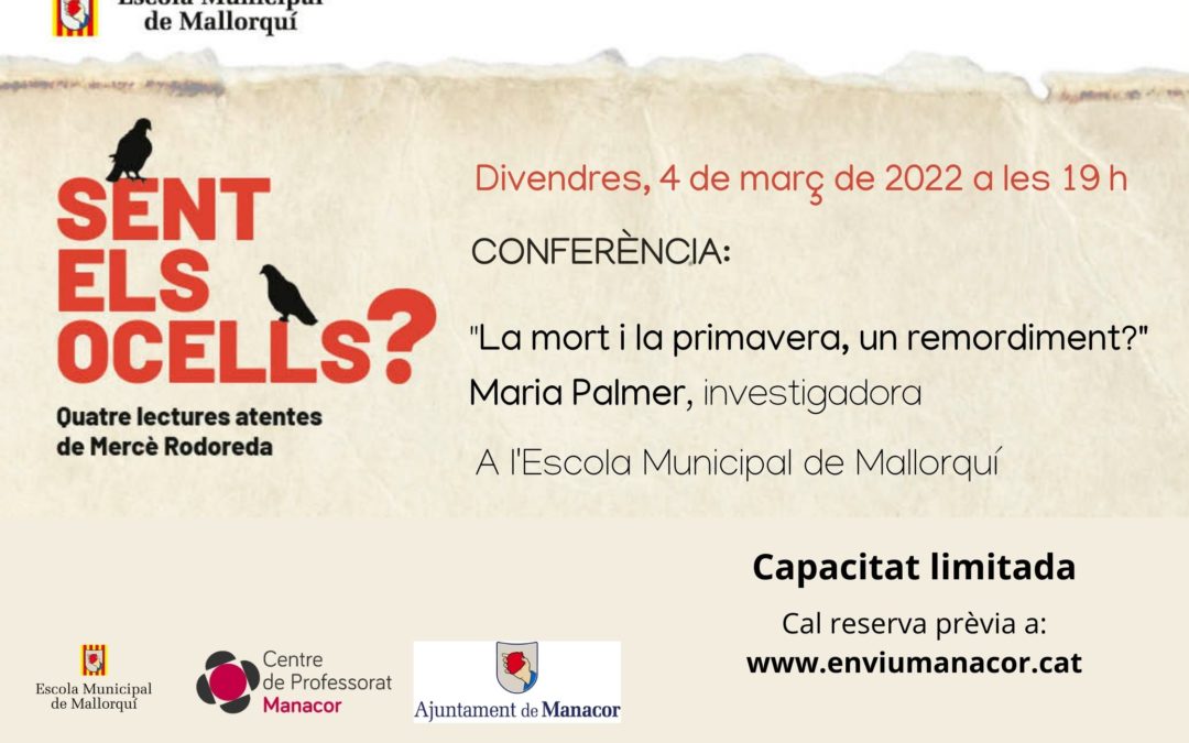 1ª Conferència monogràfic “Sent els ocells?”