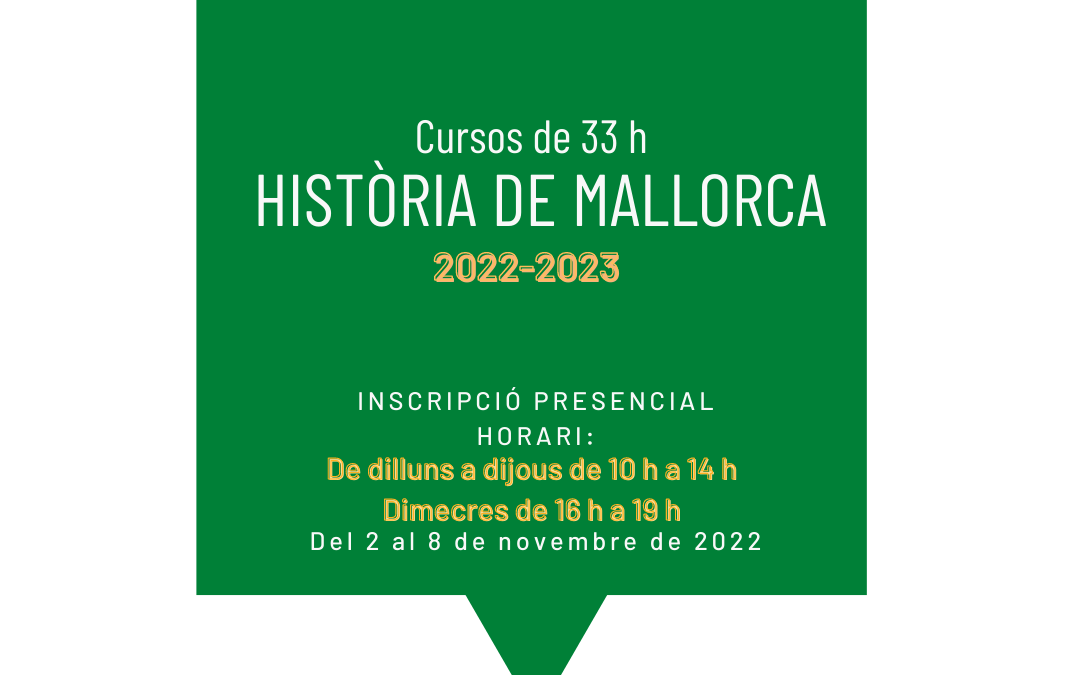 Cursos d’història de Mallorca