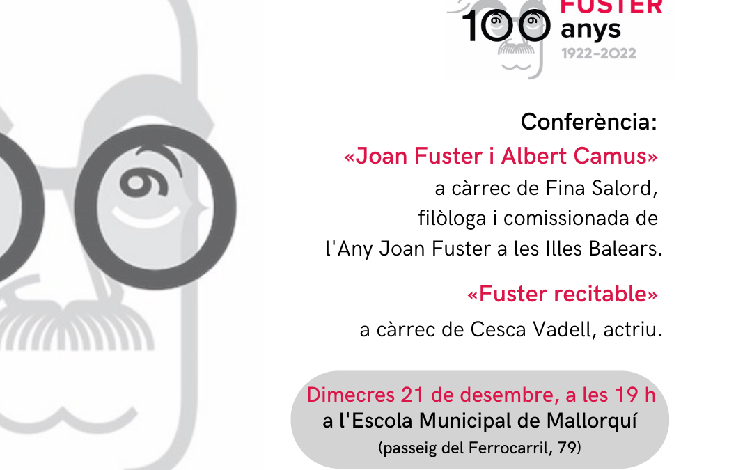 Commemoració de l’any Fuster a Manacor