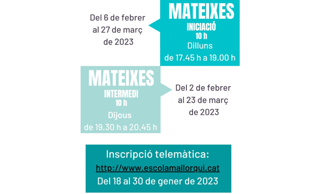 Oferta de ball de bot 2n quadrimestre