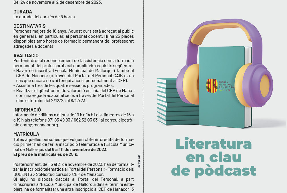 Literatura en clau de pòdcast