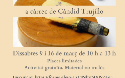 Taller d’afinació de xeremies a càrrec de Càndid Trujillo
