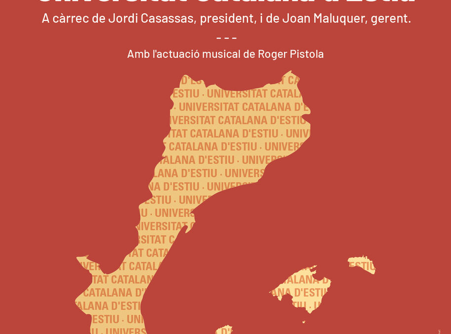 Conferència «Més de 50 anys de la Universitat Catalana d’Estiu»