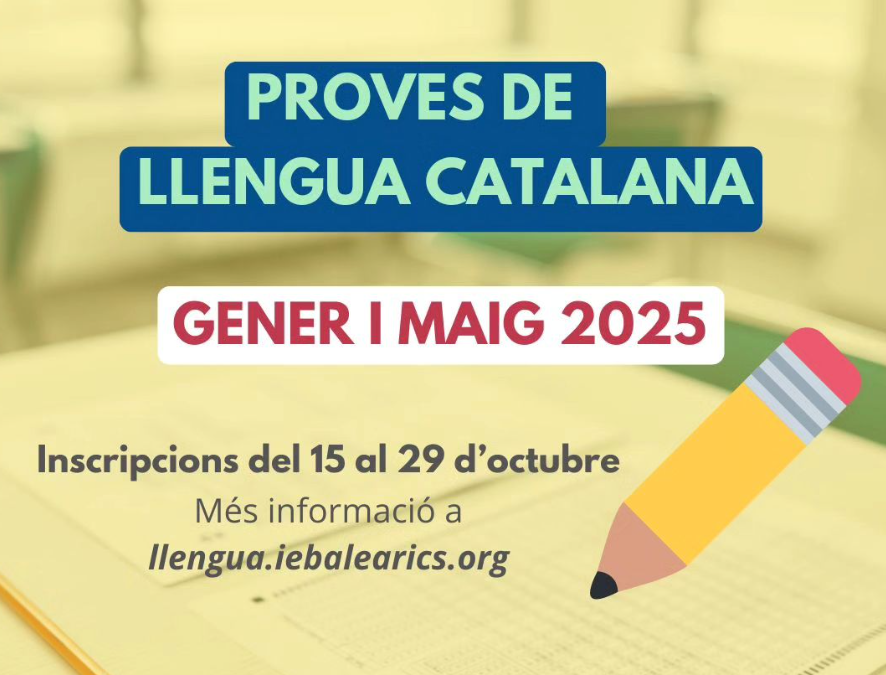 Convocatòria de proves de català de gener 2025: inscripcions obertes